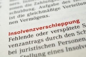 Insolvenzverschleppung